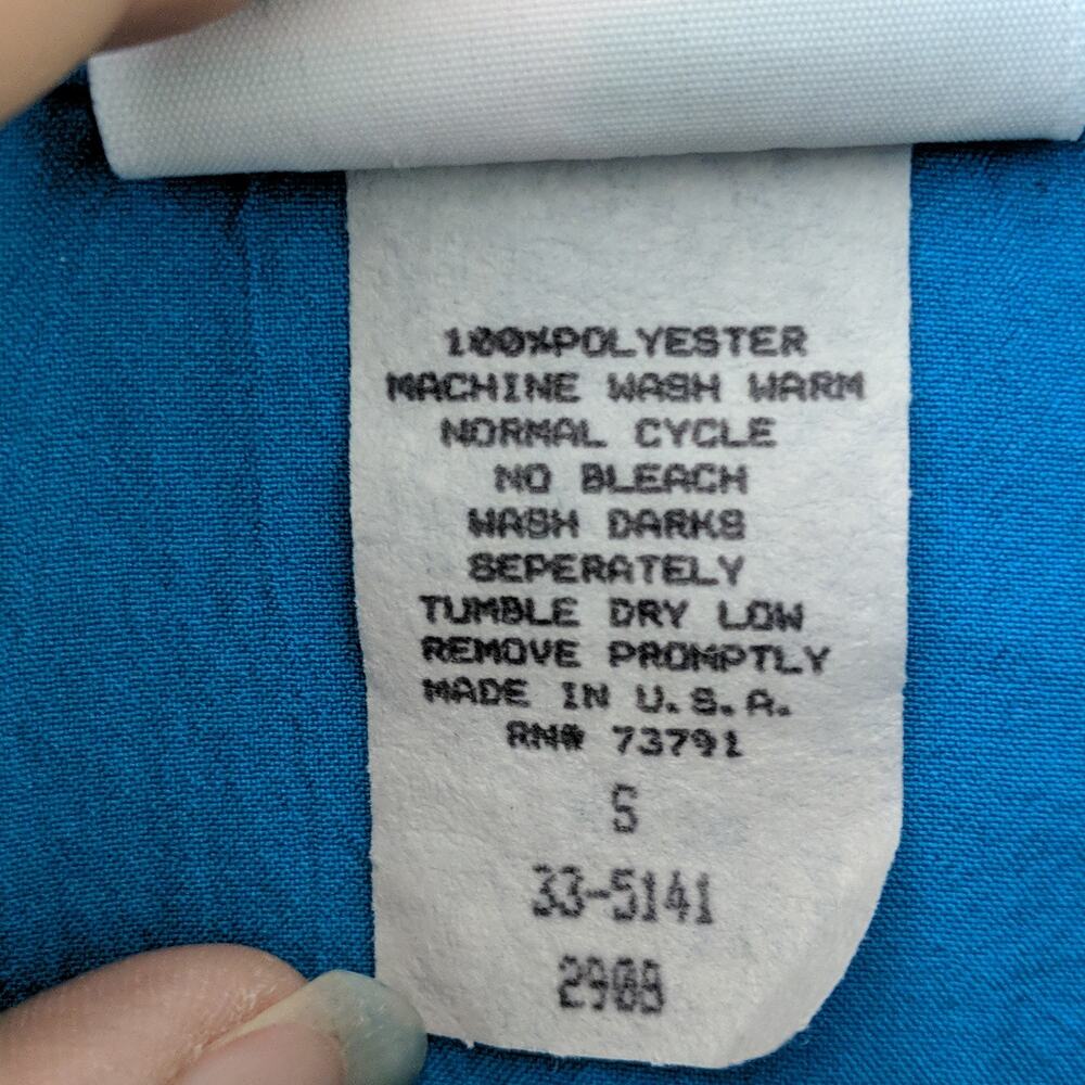 Vintage 80s 90s Colorblock‎ Retro Swish Top Small - Picture 5 of 8